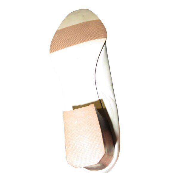 Laura Scott Dreamer Brazilian leather low block heel pumps size 9.5 - Picture 7 of 10